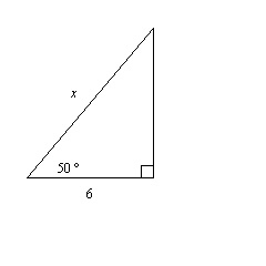 Find the value of x to the nearest tenth. 6.2 5 7.2 9.3-example-1