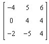 50 POINT QUESTION Evaluate the determinant of the matrix please show all steps-example-1