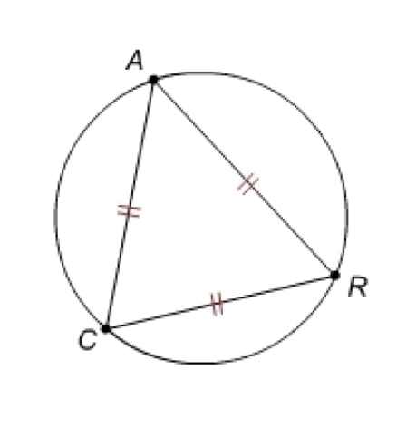 What is the measure of arc RC ? A. 30° B. 60° C. 90° D. 120°-example-1