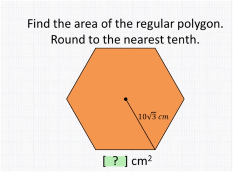 AREAS OF REGULAR POLYGONS HELP?-example-1