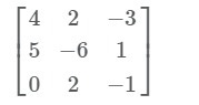 Which expression gives the determinant of the matrix? Note : Image attached and answer-example-1