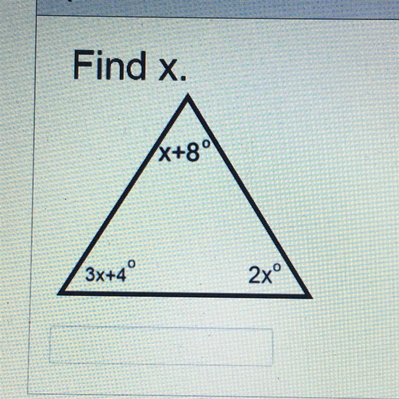 How do you solve for problems like this? I know they have to add up to 180.-example-1