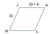 What is the length of a side of rhombus JKLM? 4 units 8 units 12 units 16 units-example-1