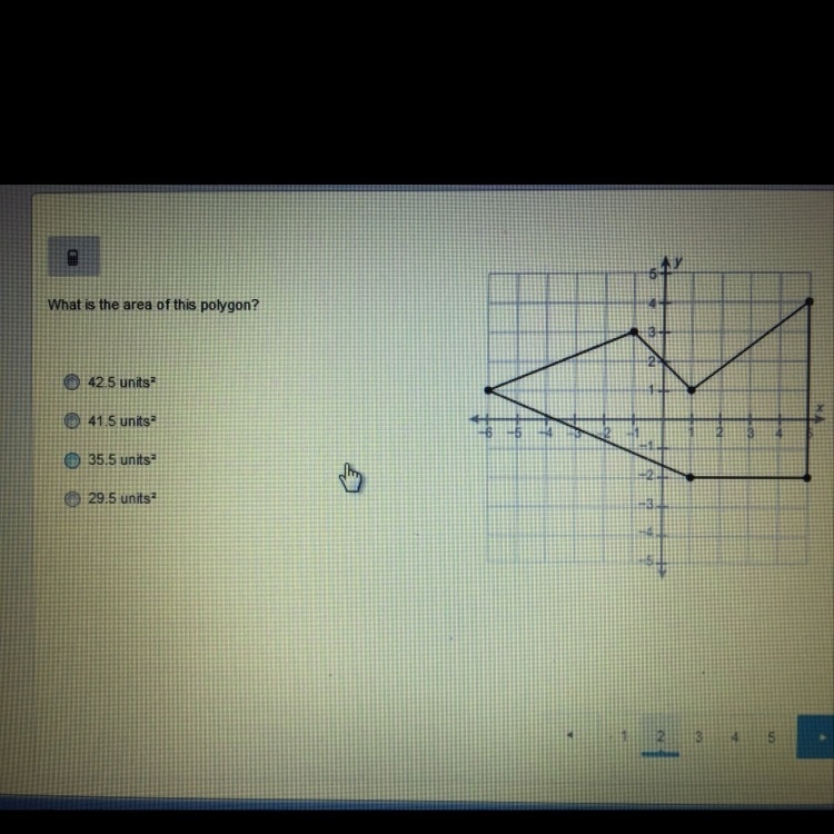 HELP HELP HELP PLEASE!!!!! What is the area of this polygon?-example-1