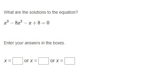 PLEASE HELP ASAP!!! CORRECT ANSWER ONLY PLEASE!!! What are the solutions to the equation-example-1