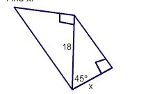 Pictures below. Find x.-example-1