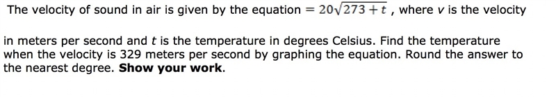 The velocity of sound in air is given by the equation please only answer if you're-example-1