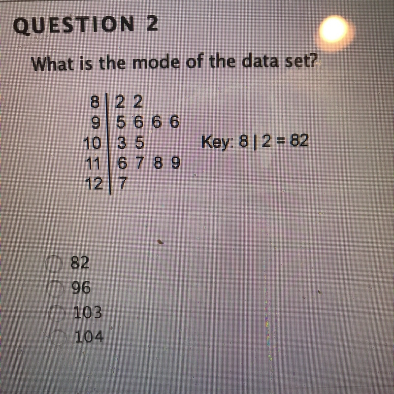 What is the mode of the data set-example-1