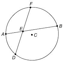 Find AE, if EB = 16 cm DE = 10 cm and EF = 8 cm.-example-1