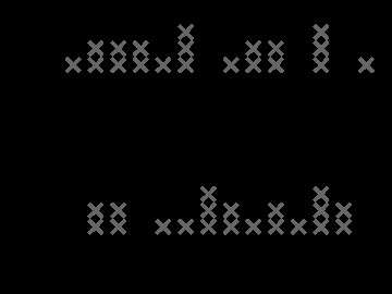 A teacher is comparing her students’ math quiz scores in two of her classes. The line-example-1