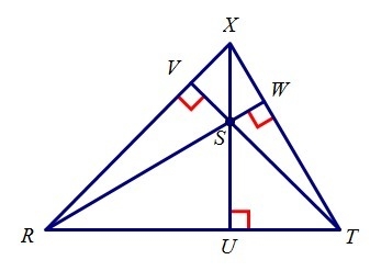 Which of the following diagrams includes a centroid? In order: A, B, C, D-example-4