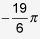 15 Points! Convert the radian measure to degree measure. Use the value of π found-example-1