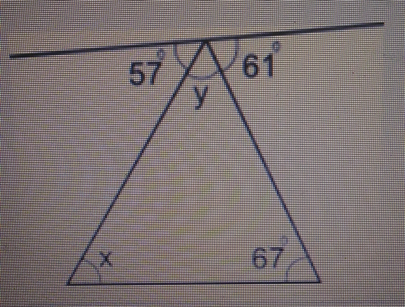 Find the measure of angle x in the figure below A.35° B.47° C.51° D.62°-example-1