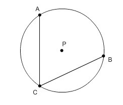 Angle C is an inscribed angle of circle P. Angle C measures (x + 2) degrees and arc-example-1