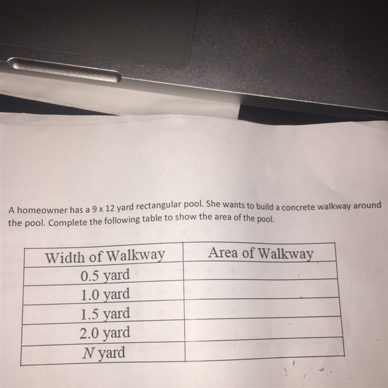 I need to know the area of the walkway and how you got the answer-example-1