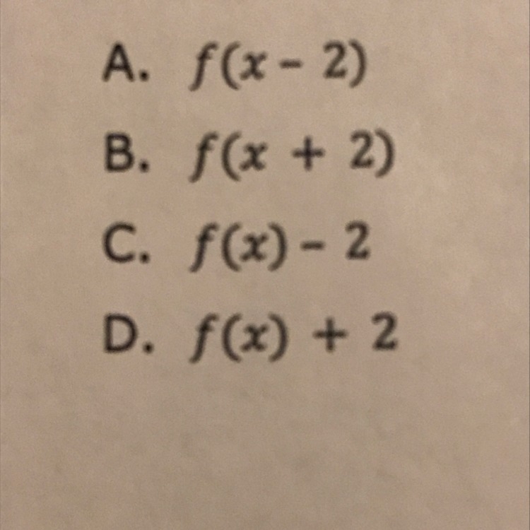 The function fx) = 3x - 20 underwent a translation resulting in the function g(x) = 3x-example-1