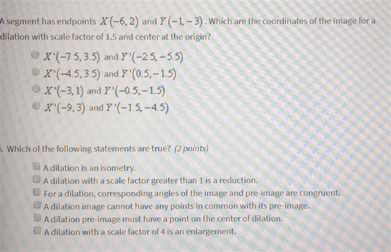 Please help 20 points thank you. The second question has 2 answers.-example-1