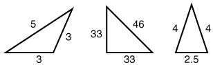 All of the triangles above are _____ triangles.-example-1