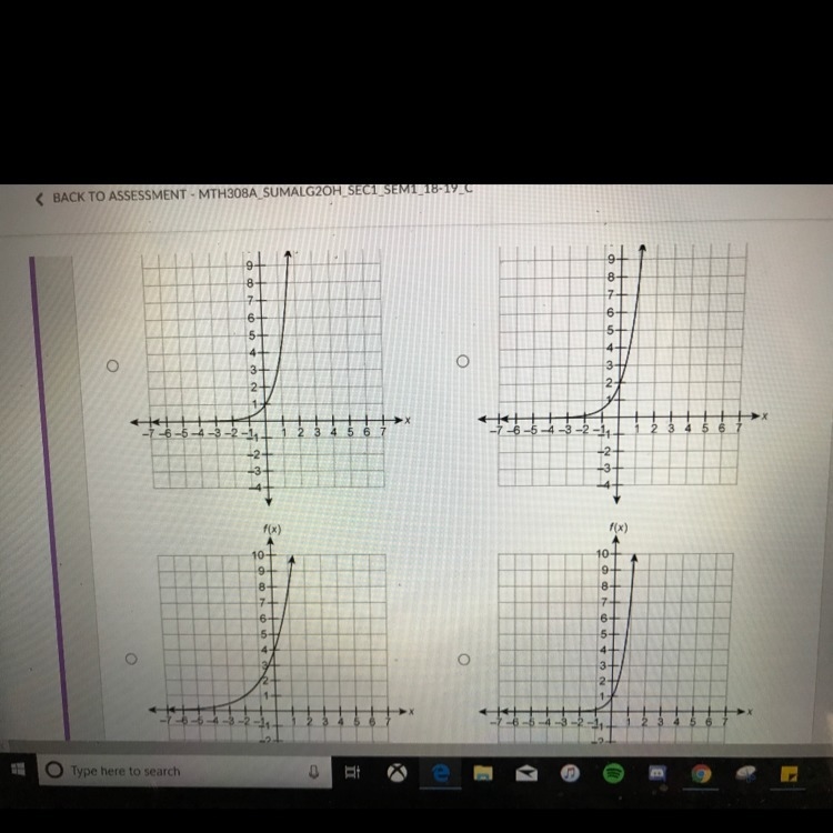 Which graph represents f(x)=4*2x?-example-1