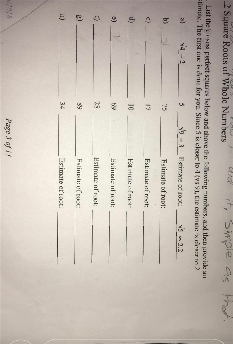 Please help with this. What does "estimate of root" mean? Actually, what-example-1