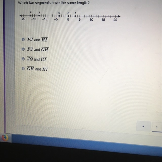 Which two segments have the same length-example-1