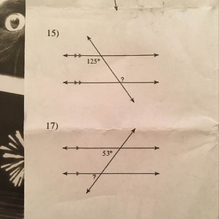 Find the measure of each angle indicated-example-1