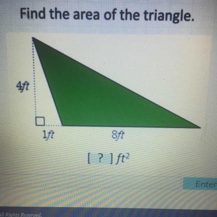 Find the area of the triangle-example-1