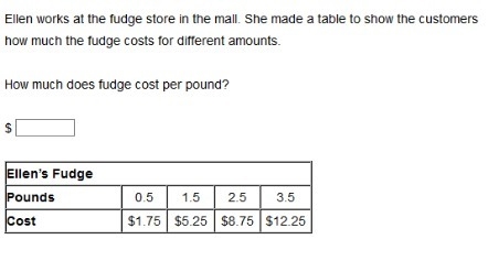 Please Help me and my friend out. Ellen works at the fudge store in the mall. She-example-1