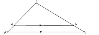 Regard triangleTRI and the following facts: Segment IR || Segment NA TA= 12 cm, RA-example-1