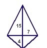 Find the area of the kite-example-1