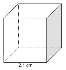 What is the volume of this cube? Enter your answer as a decimal in the box. ____cm-example-1