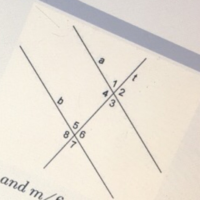 In this figure, angle 3 = (2x+15) and angle 6 = (3x+10) What value of x makes a || b-example-1