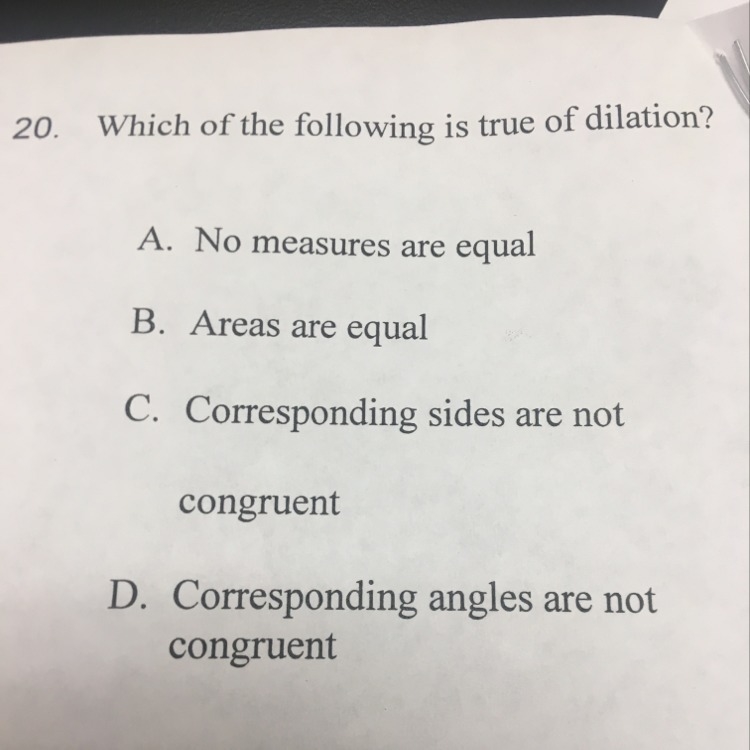 Idk what’s a true dilation-example-1