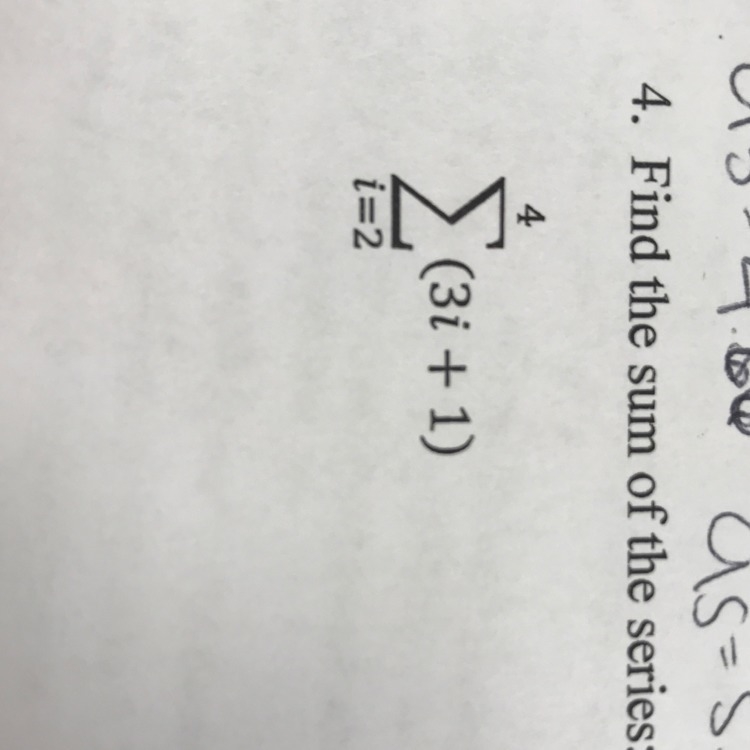 Find the sum of the series-example-1