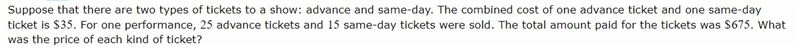 Advance ticket: $__ Same-day ticket: $__-example-1