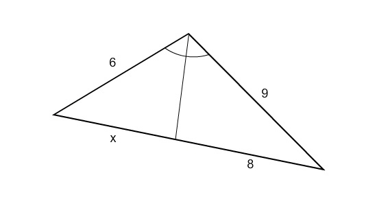 18.Find the value of x rounded to the nearest tenth. A.15.3 B.12.0 C.11.0 D.5.3-example-1