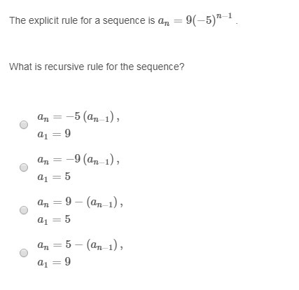 What is recursive rule for the sequence?-example-1