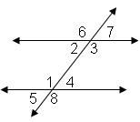 Which angle is a consecutive interior angle with angle 3?-example-1