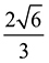 Simplify the expression 6√2/√3 B. 6√3 C. 2√3 D. 2√6-example-1