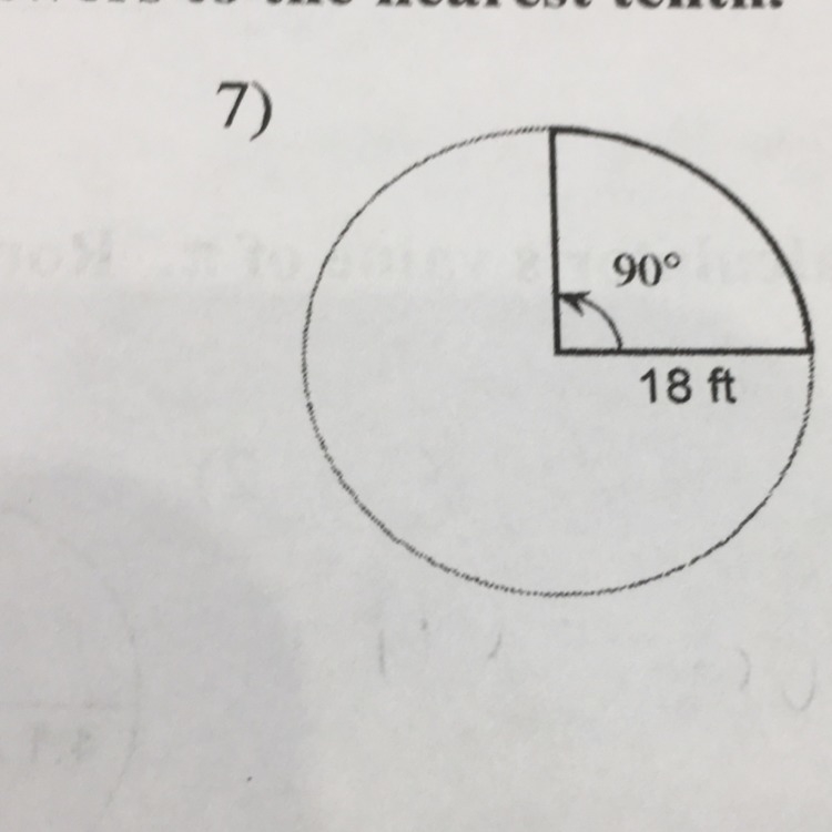 Answer ASAP Find the area of each sector. Round your answer to the nearest tenth-example-1