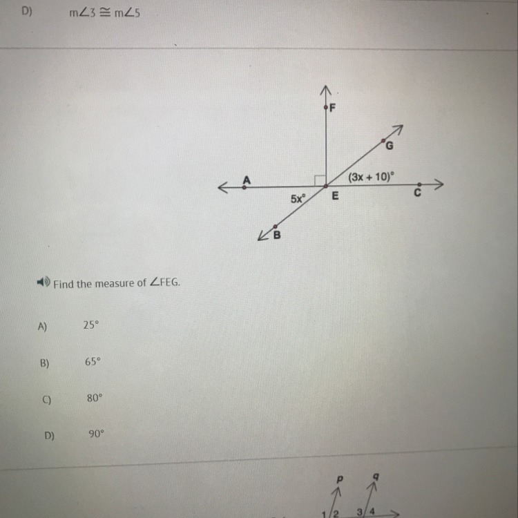 Find the measure of FEG-example-1