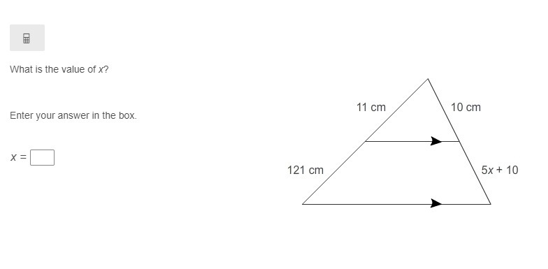 What is the value of x? Enter your answer in the box.-example-1