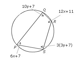 Identify the angle measures of PQRS.-example-1