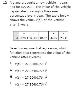 Help!!! exponential functions! Please show work (if applicable)! 3 multiple choice-example-3