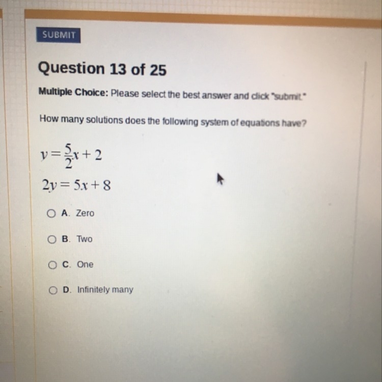 How many solutions does the following system of equations have?-example-1