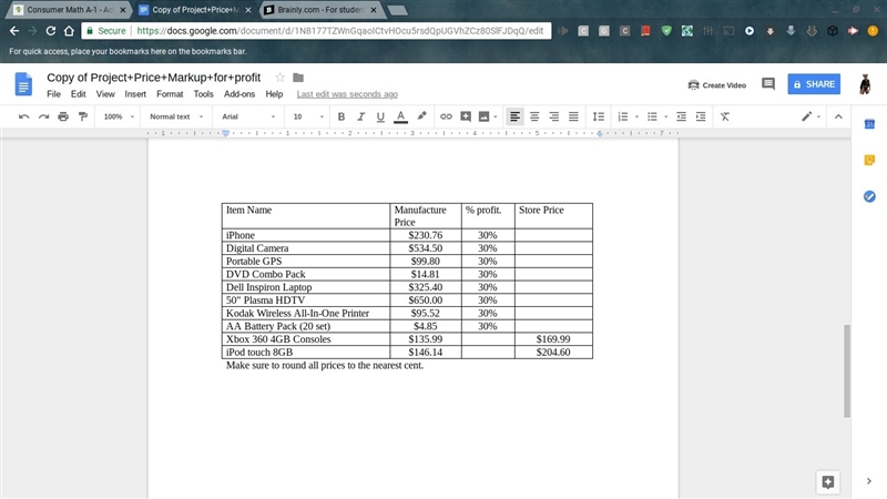 I need some help with this worksheet! Major points !!! . (not good with percentages-example-2