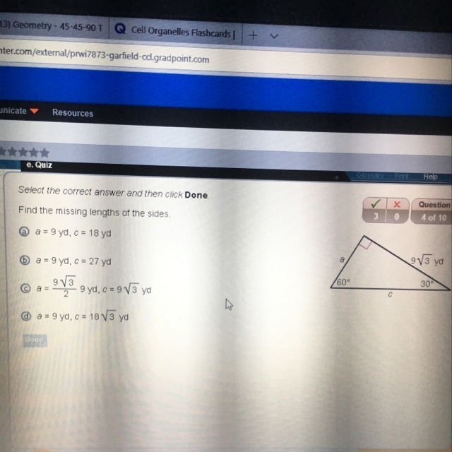 Find the missing lengths of the sides-example-1