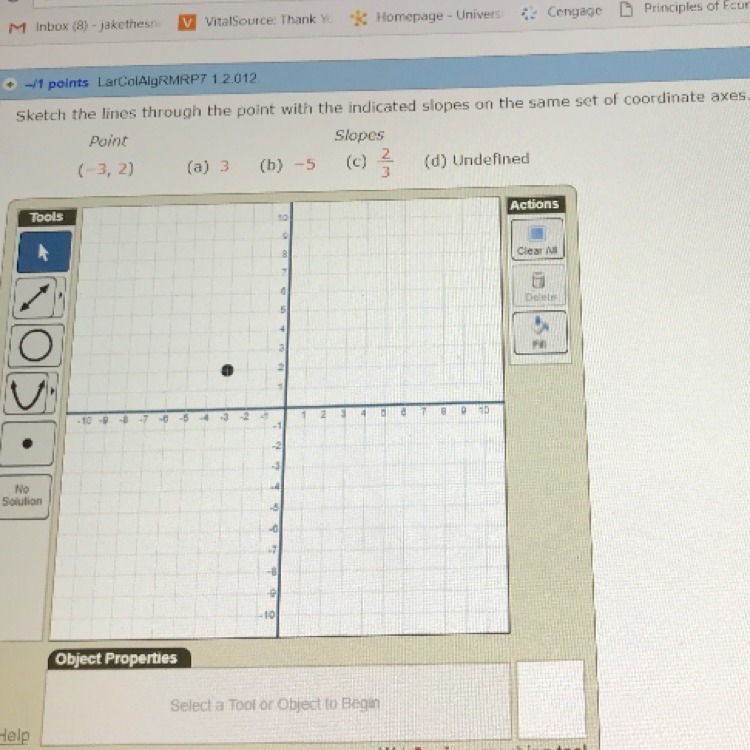 Sketch the lines through the point with the indicated slopes on the same set of coordinate-example-1