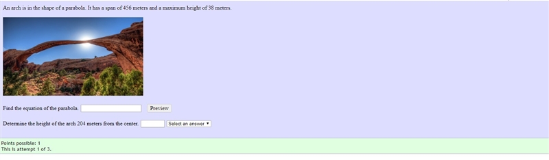 Need help with Trig/Pre-Calc homework Parabolas.-example-1