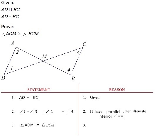 Which of the following reasons will complete the proof? SAS ASA SSS-example-1